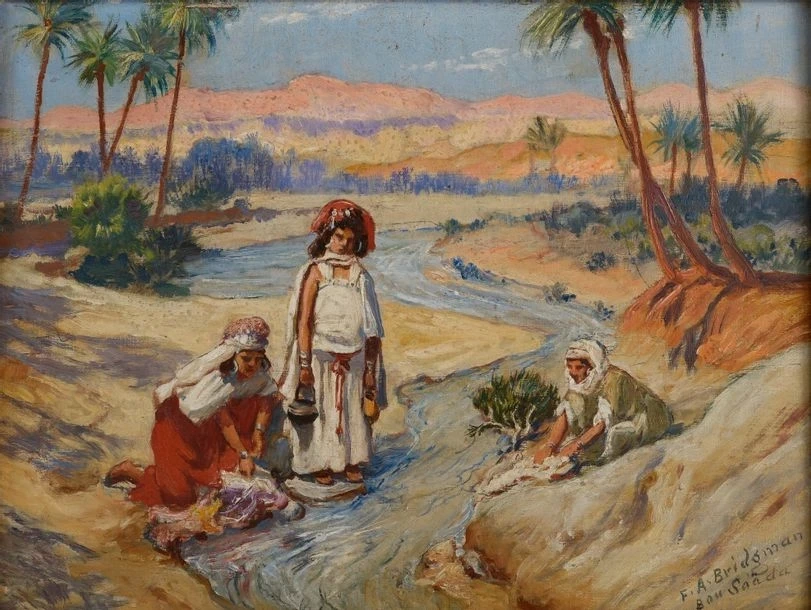 Donne al fiume Bou Saada